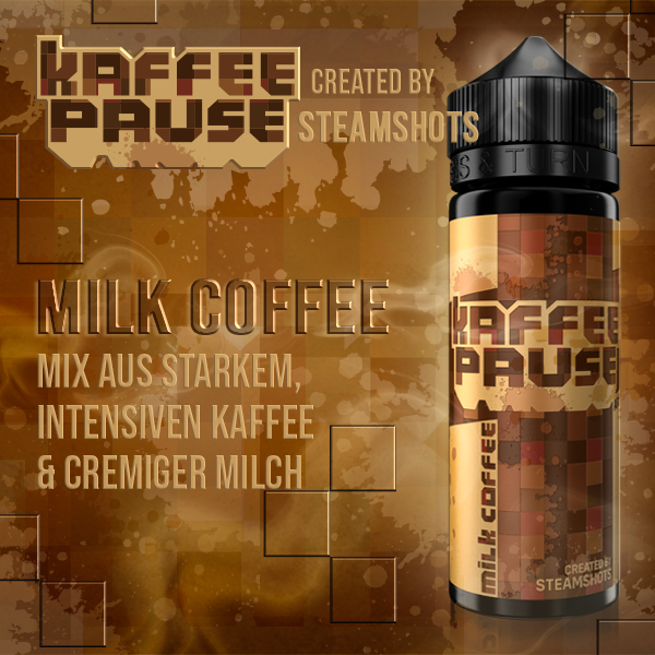KAFFEEPAUSE by Steamshots Milk Coffee Aroma 20ml