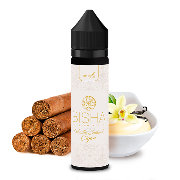 OMERTA LIQUIDS BISHA Vanilla Custard Cigar Aroma 20ml