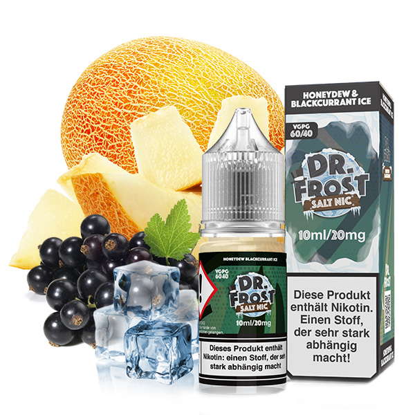 DR. FROST Honeydew Blackcurrant Ice Nikotinsalz Liquid 10 ml