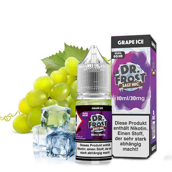 DR. FROST Grape Ice Nikotinsalz Liquid 10 ml
