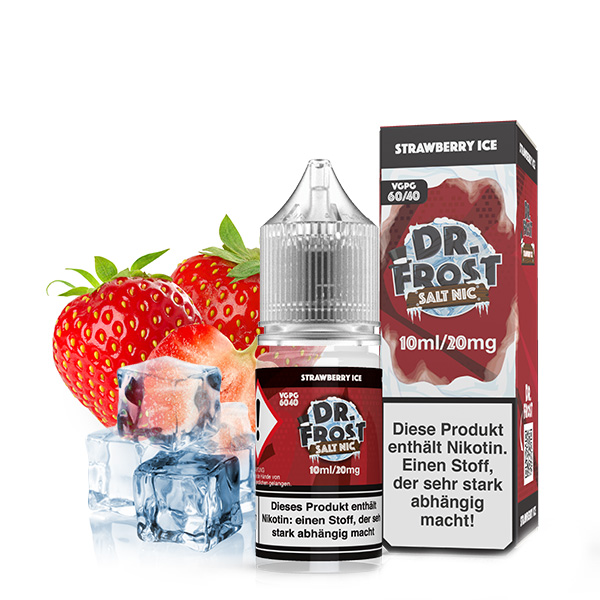 DR. FROST Strawberry Ice Nikotinsalz Liquid 10 ml