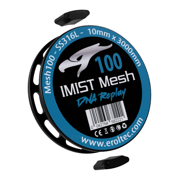 IMIST 3 Meter SS316L V4A Premium Mesh Wire 100 Wickeldraht - 10 mm