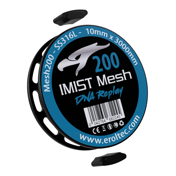 IMIST 3 Meter SS316L V4A Premium Mesh Wire 200 Wickeldraht - 10 mm