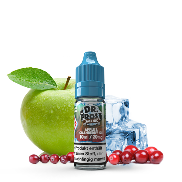 DR. FROST Apple and Cranberry Ice Nikotinsalz Liquid 10 ml