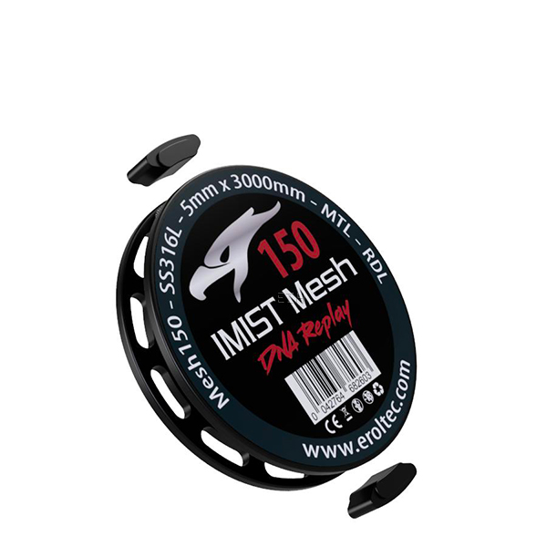 IMIST 3 Meter SS316L V4A Premium Mesh Wire 150 Wickeldraht - 5 mm