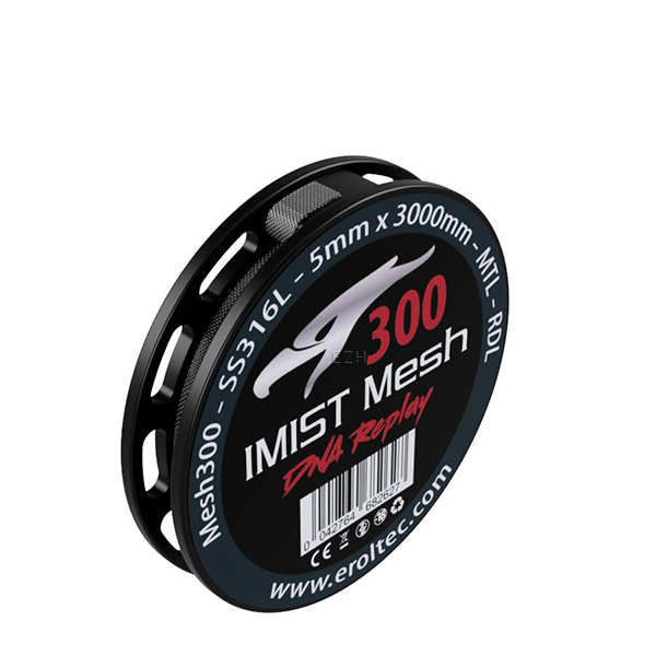 IMIST 3 Meter SS316L V4A Premium Mesh Wire 300 Wickeldraht - 5 mm